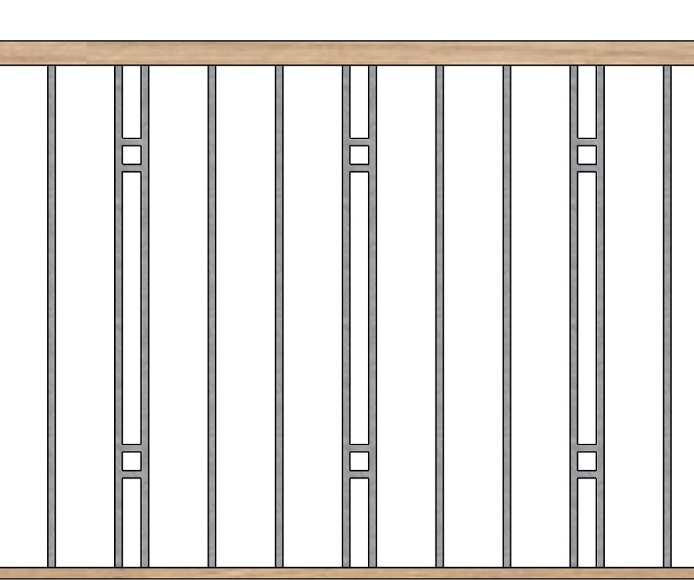 Blanks with a Feature Flag Baluster