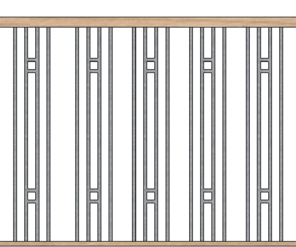 Blank/Flag/Blank Grouped in Panels