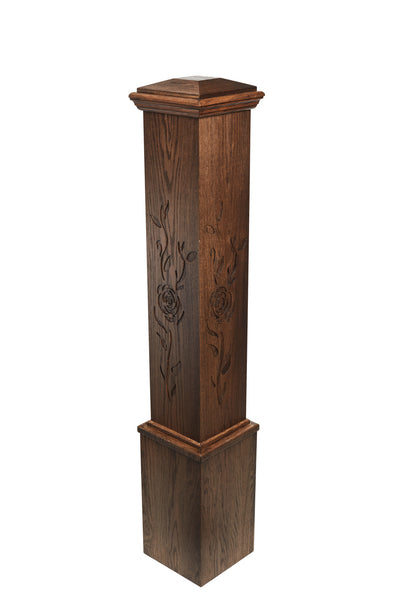 Rose Post – Custom Newel Posts